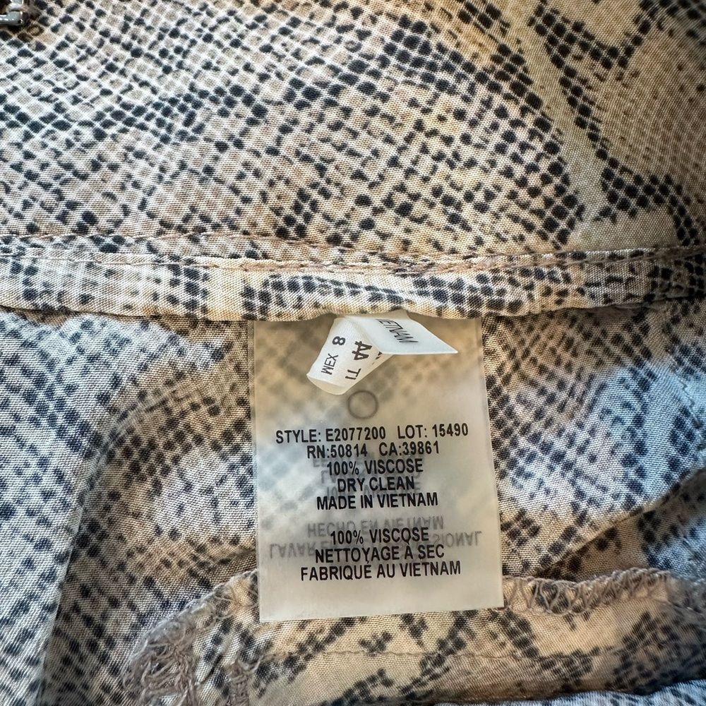 Elie Tahari Snake Print Women's Size 8 - Picture 9 of 12